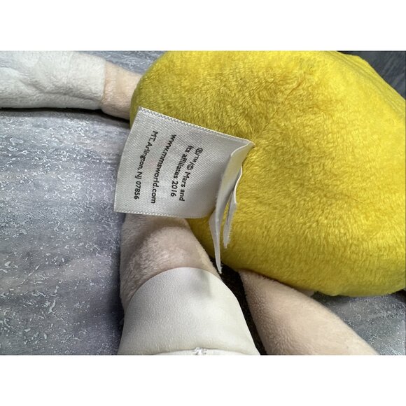 M&M’s World Yellow Peanut Large Plush 10” 2016 Candy Stuffed Animal Toy - Picture 6 of 7